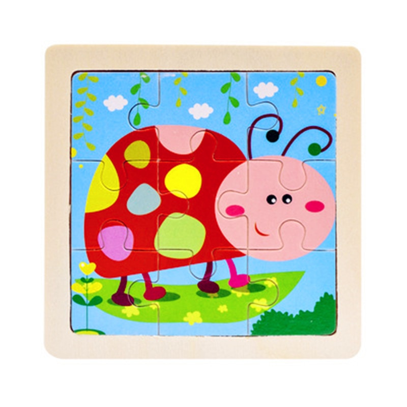 Wooden Jigsaw Puzzles Kids Activity